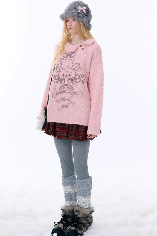 レトロプレイドドローストリングスカート