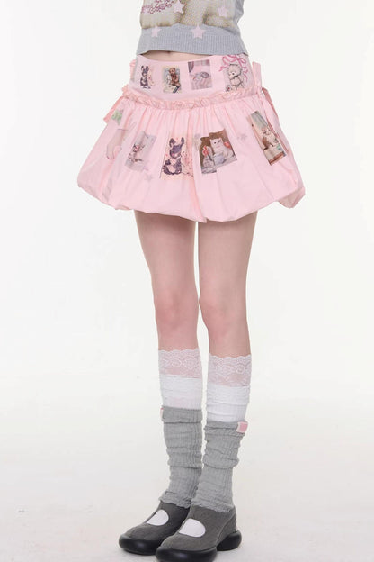 Sweet Dream Animal Print Skirt