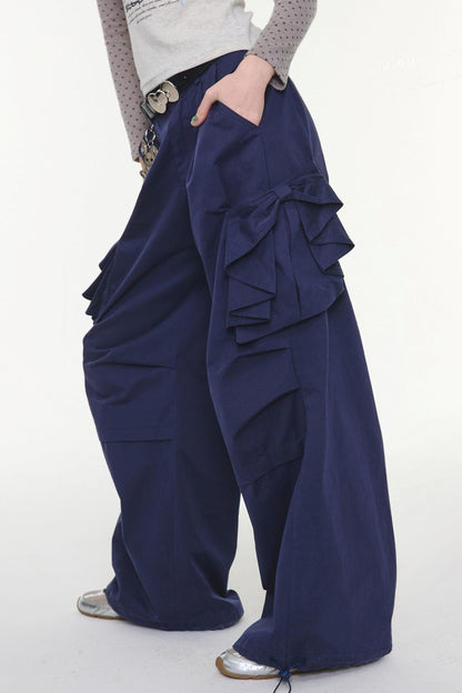 Bow Detail Cargo Pants