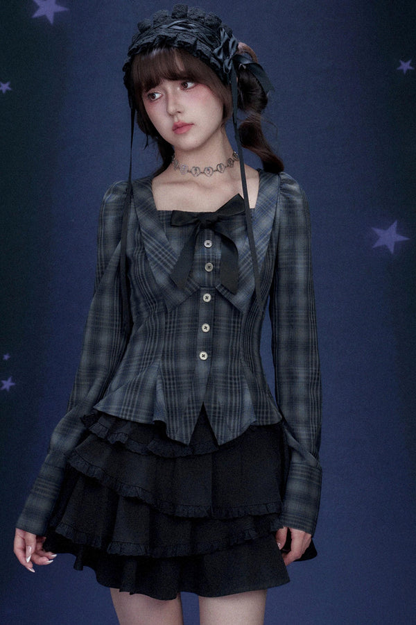 Retro Palace Long Sleeve Blouse