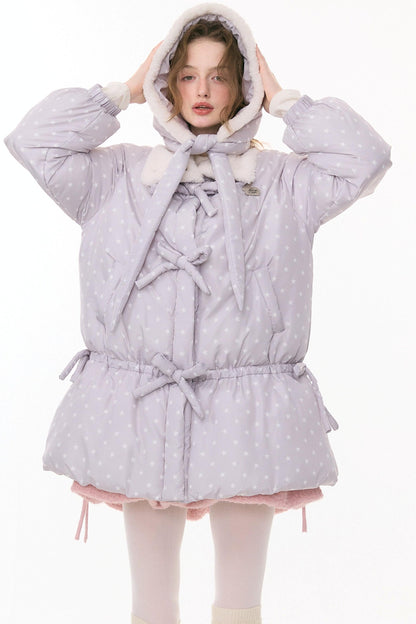 Star Dot Down Jacket + Hat