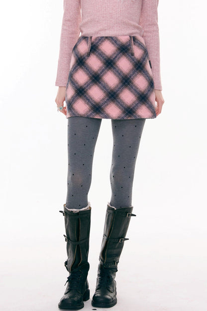 Misty Y2K Plaid Skirt