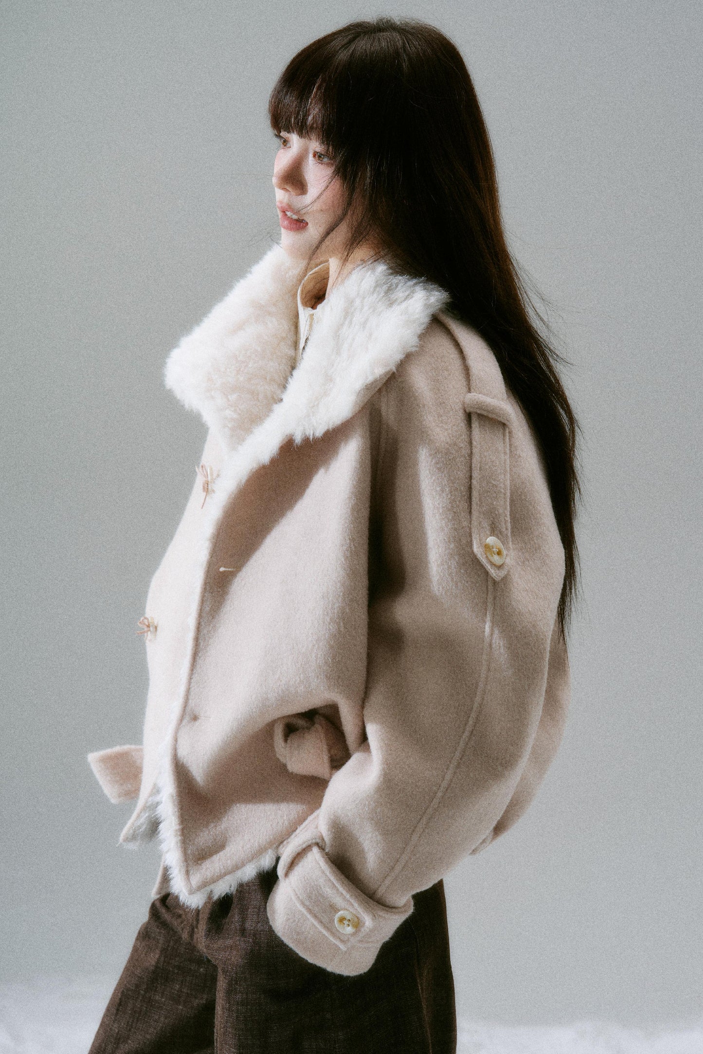 Romance Fur Collar Coat