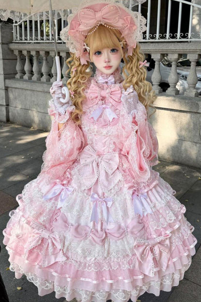 スイートレースプリンセスロリータドレス