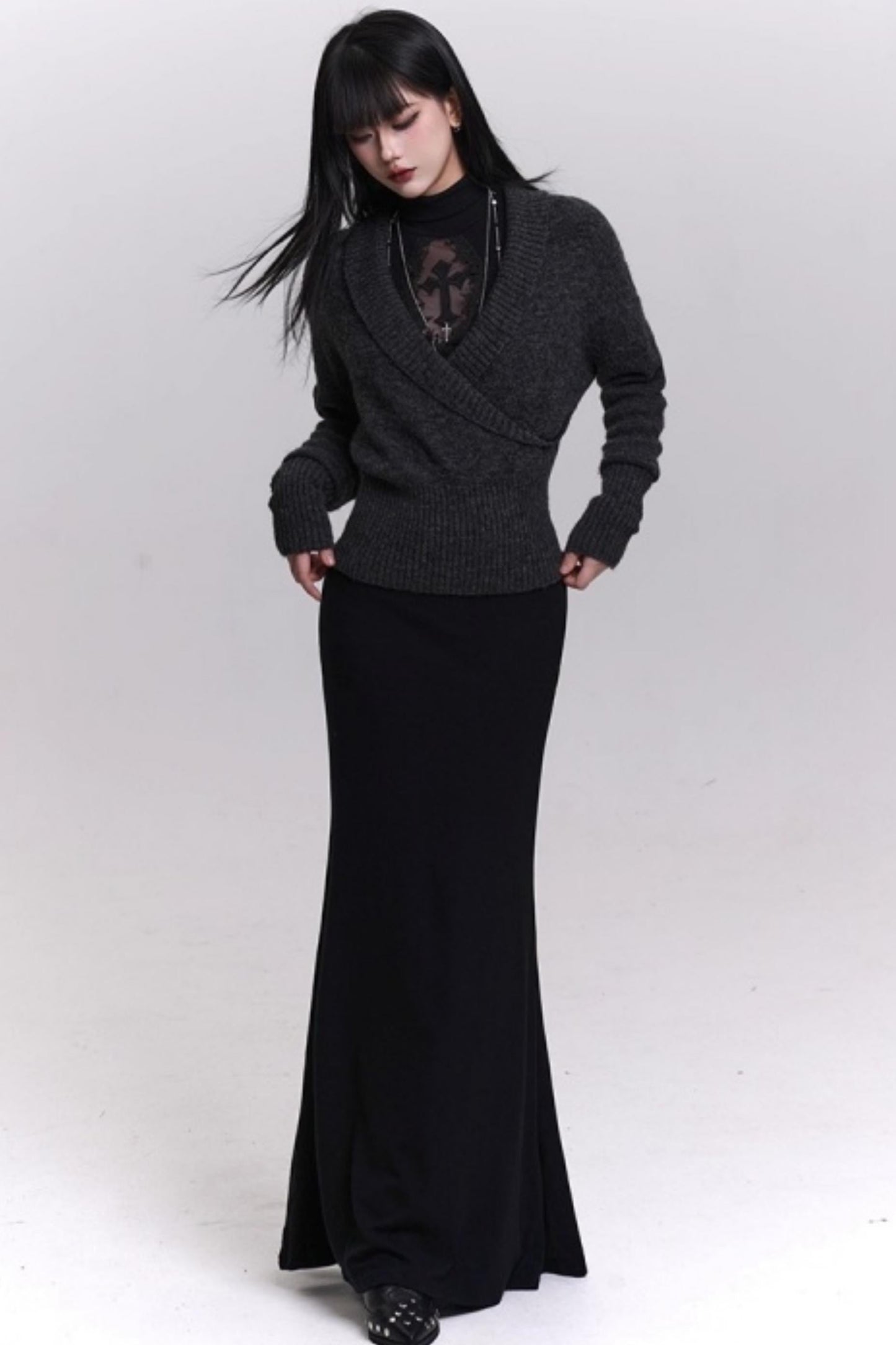 ダークゴシックブラックドレス