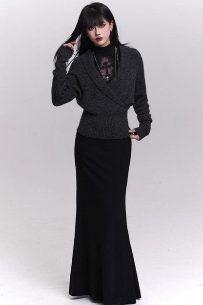 ダークゴシックブラックドレス