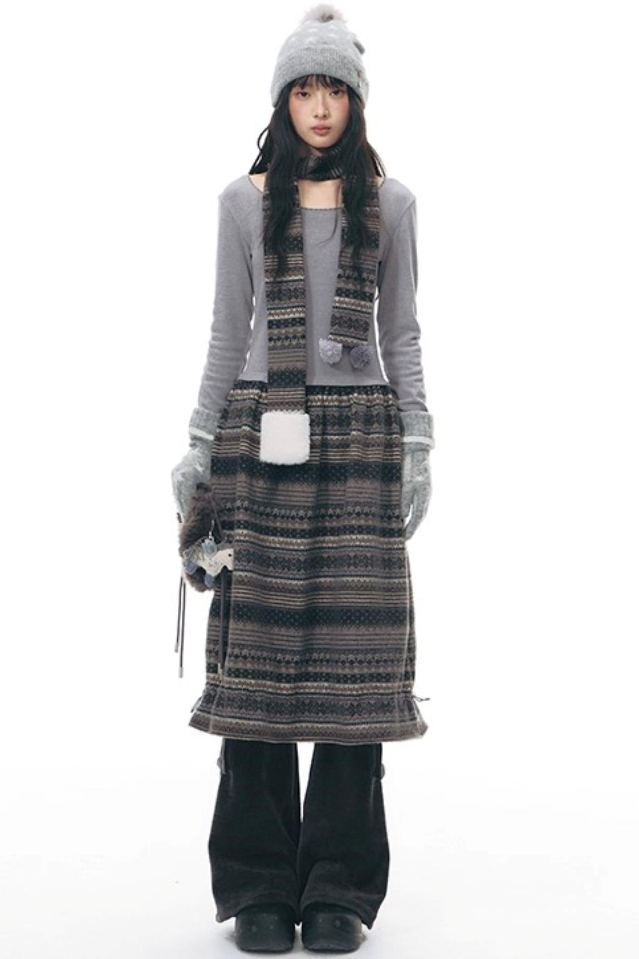 スリムカジュアルフレアパンツ