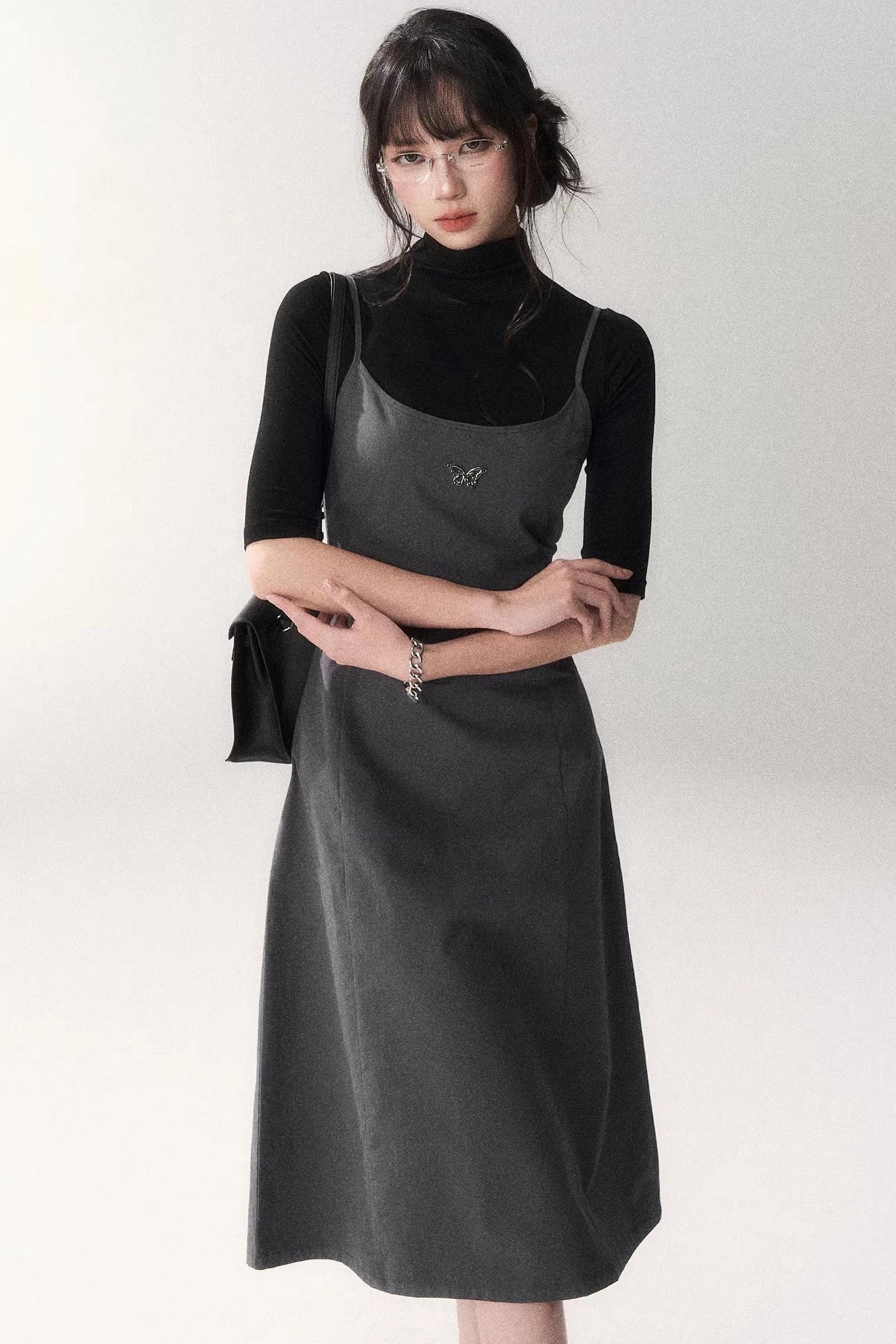 Retro Pure Cotton A-Line Dress