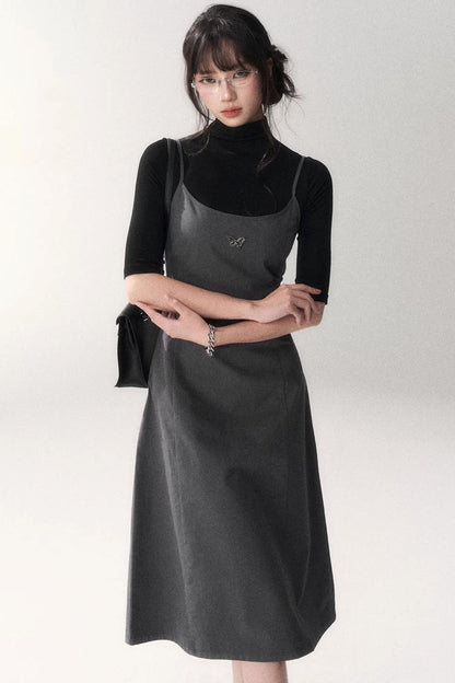 Retro Pure Cotton A-Line Dress