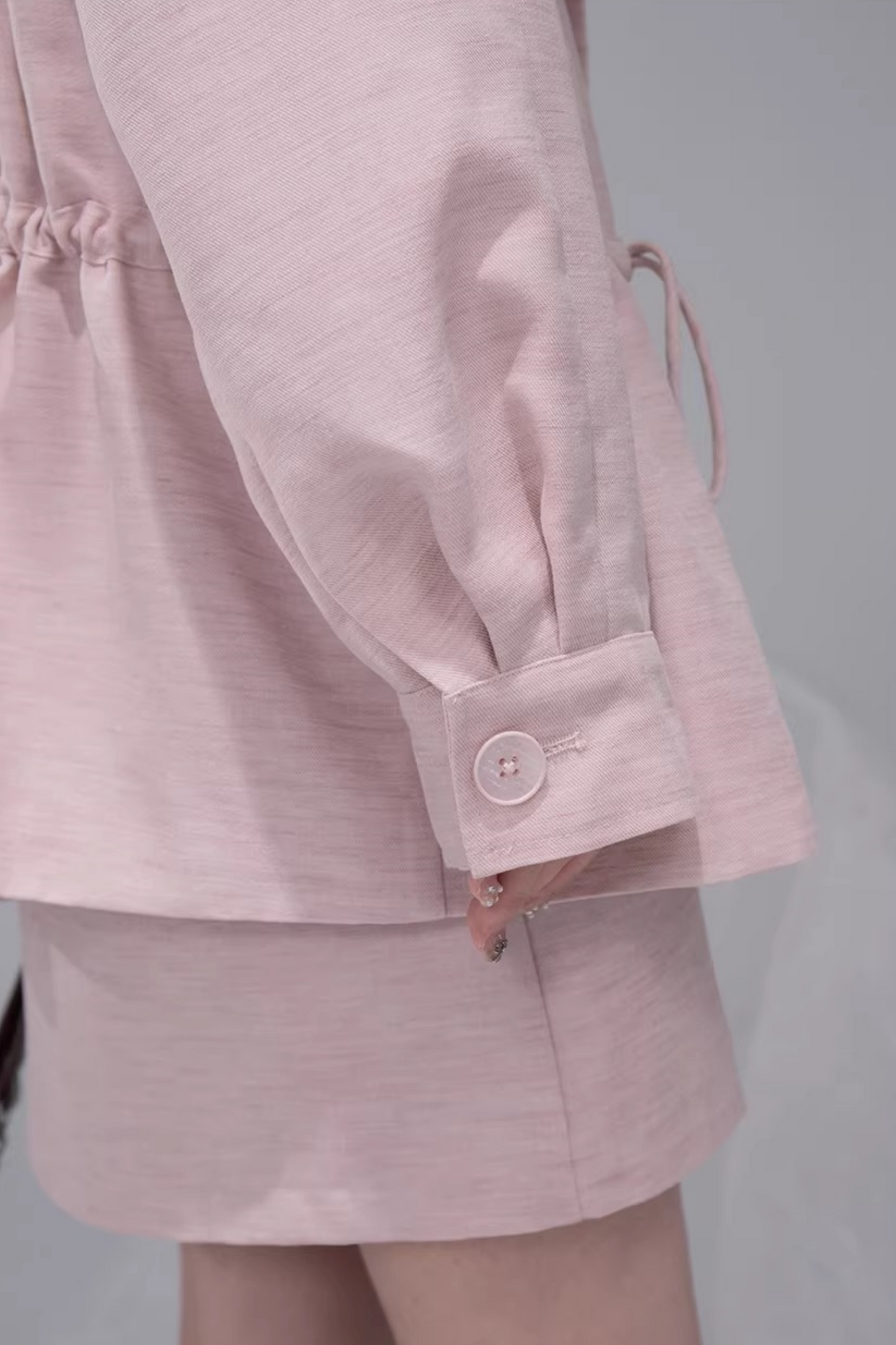 パウダーカラージャケット+スカート