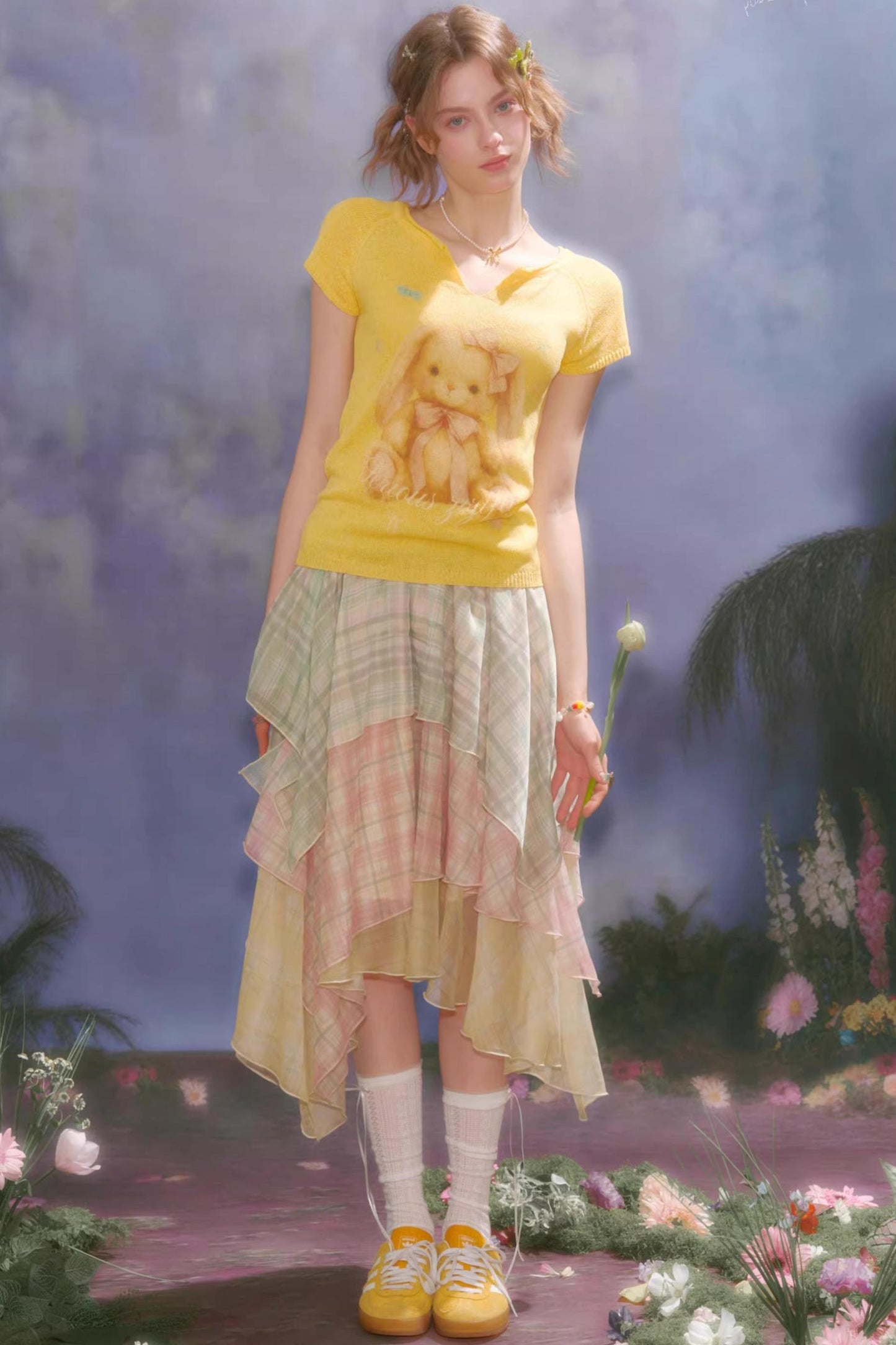 チェリーブロッサムシフォンスカート