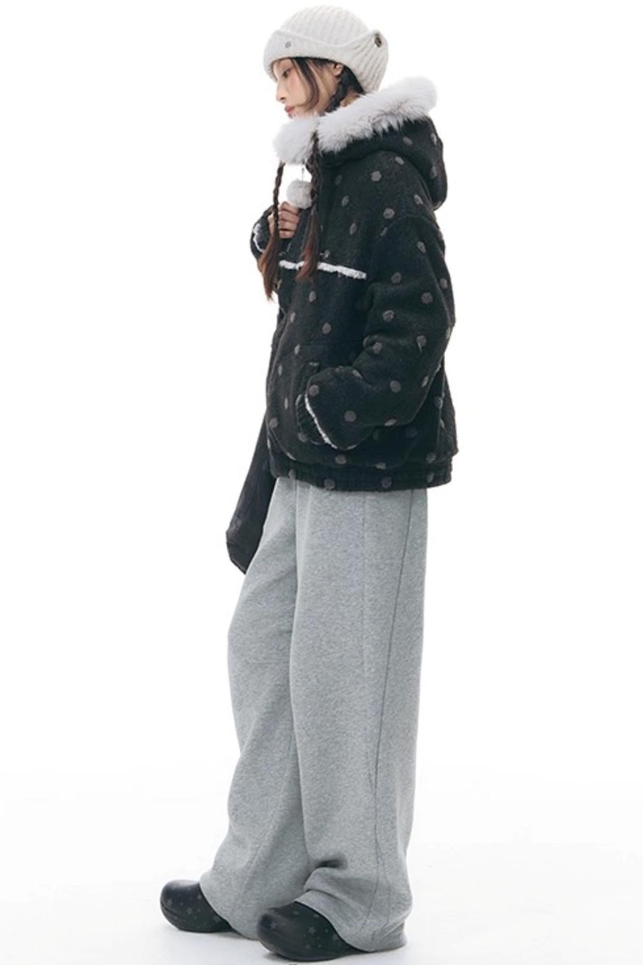 カジュアルワイドレッグパンツ