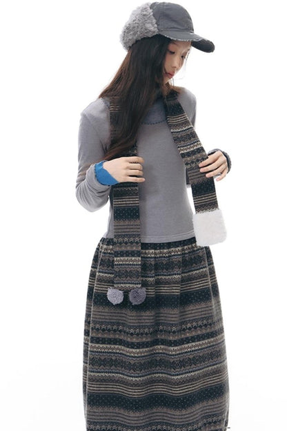 Island Slim Dress + Scarf
