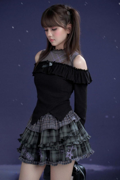 Whispers of Dark Petals Top