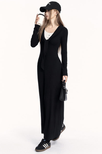 Relaxed Knit Midi Dress