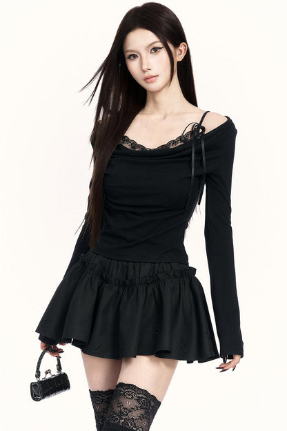 エンバーウィスパーエンブロイダリースカート