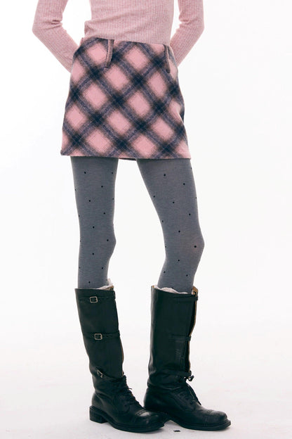 Misty Y2K Plaid Skirt