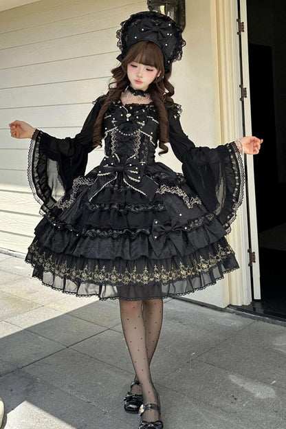 Doll Sweet Princess Lolita Dress + Bonnet