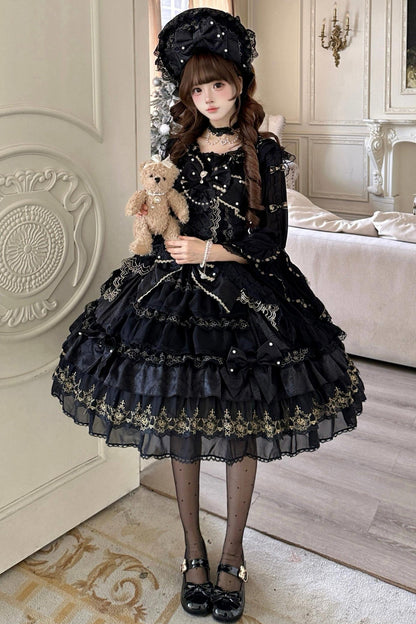 Doll Sweet Princess Lolita Dress + Bonnet
