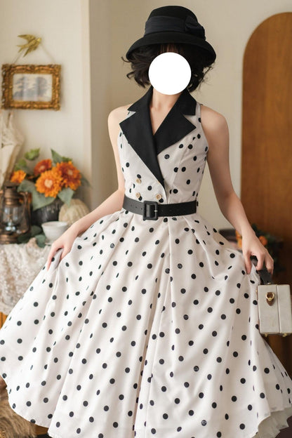Französisch Elegantes Flare-Kleid