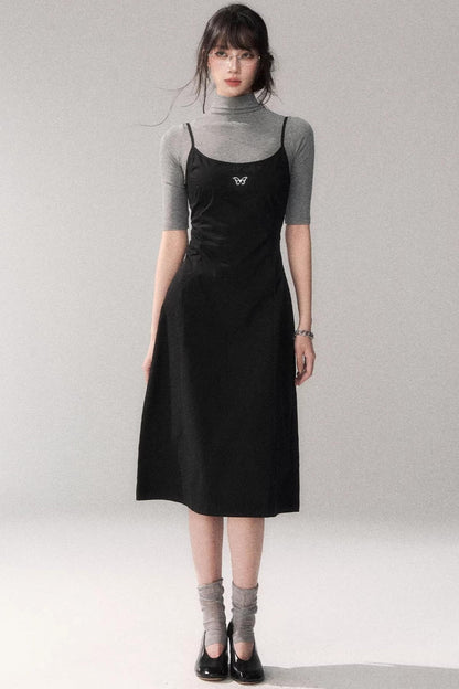 Retro Pure Cotton A-Line Dress