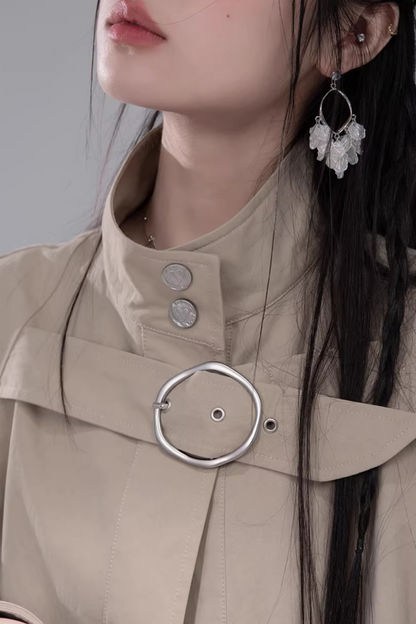 ミルクティーケープトレンチコート