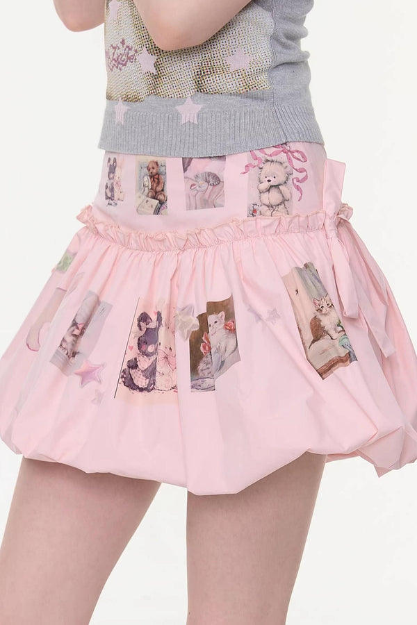 Sweet Dream Animal Print Skirt