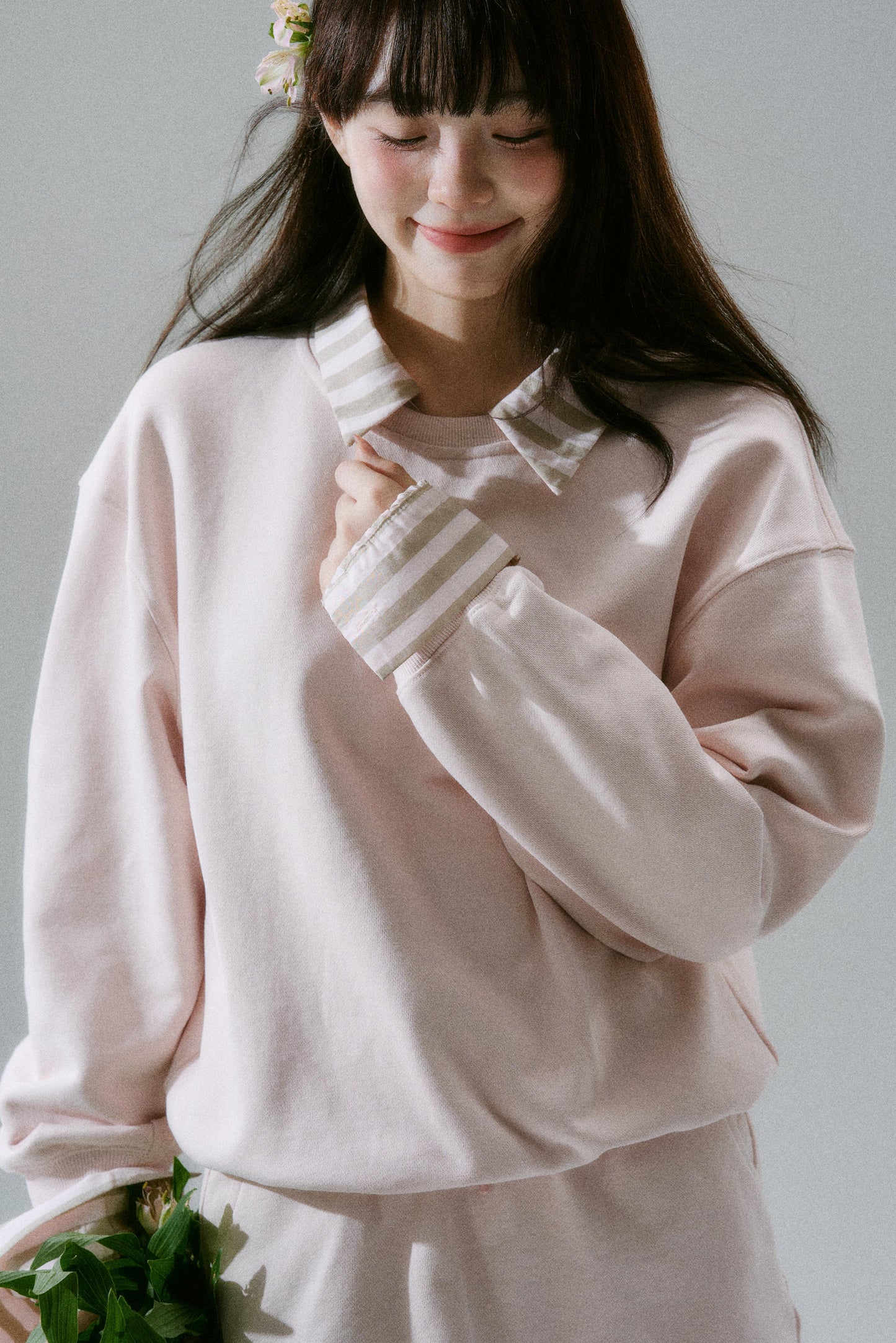 Loose Sweatshirt + Skirt