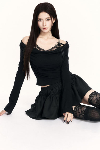 エンバーウィスパーエンブロイダリースカート