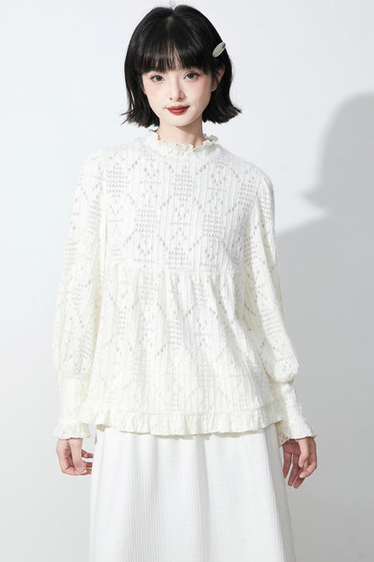 ソフトダイヤモンドニットトップ