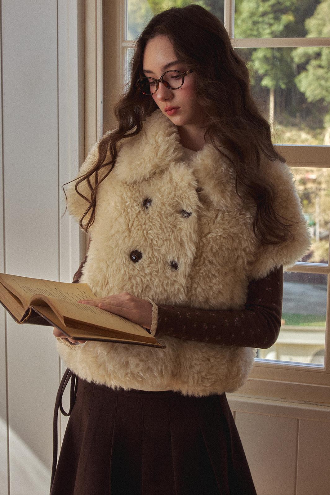 Retro Sweet Fur Half Jacket