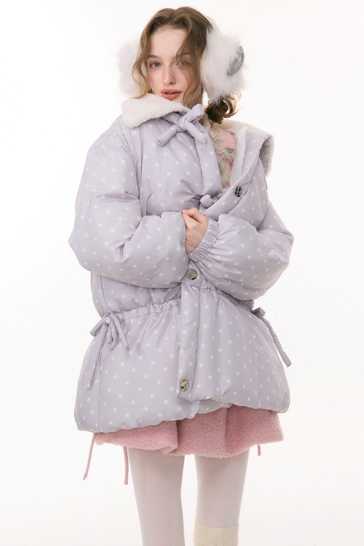 Star Dot Down Jacket + Hat