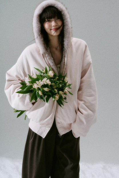 Sweet Mode Fur Hooded Jacket