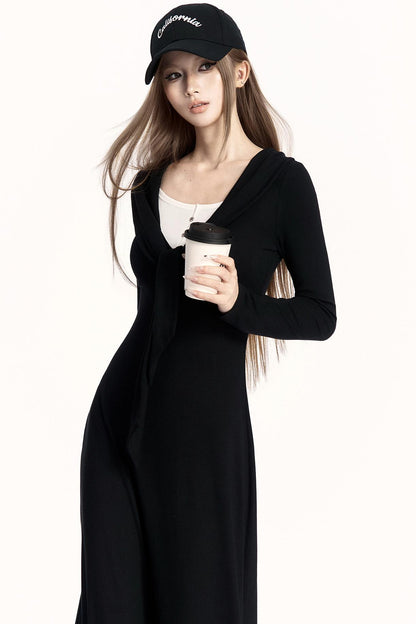 Relaxed Knit Midi Dress