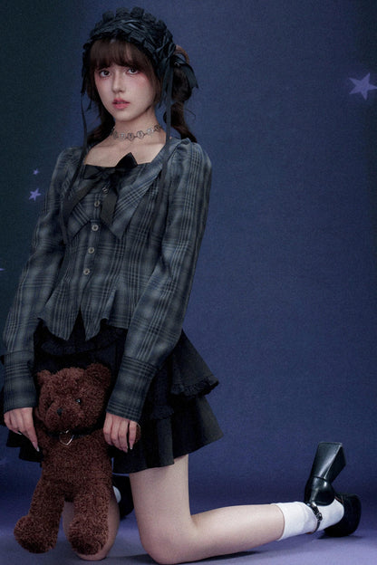 Retro Palace Long Sleeve Blouse