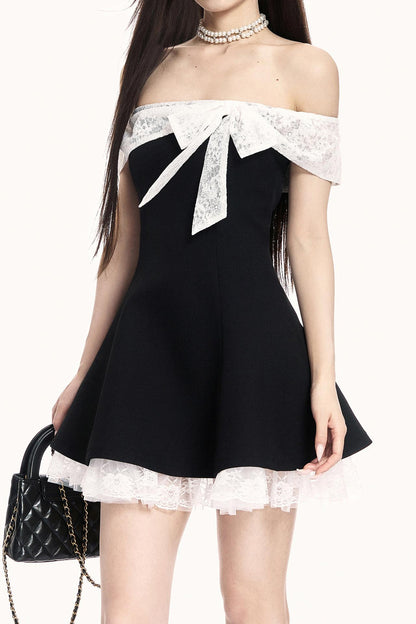 Elegant White Lace Dress