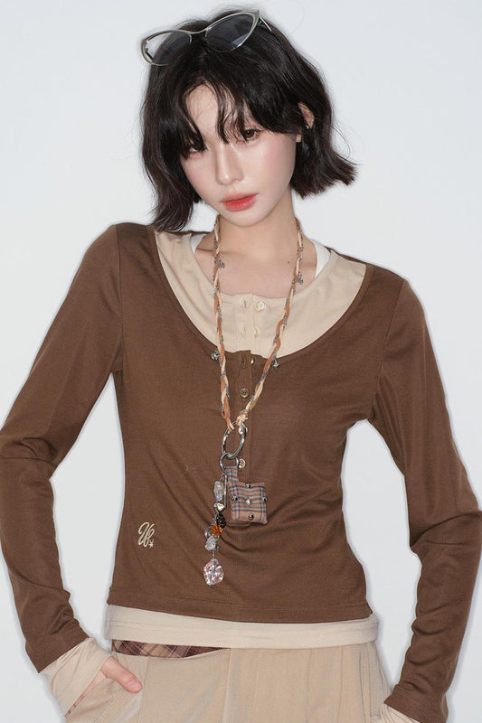 スリムテンセルトップス