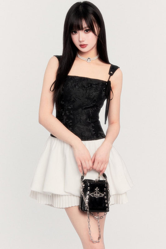 ムーンライトオーバーチュアプリーツドレス