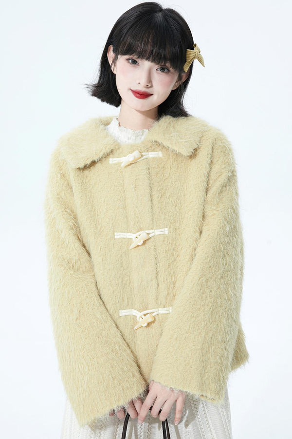 ジンジャーベルベットダッフルコート