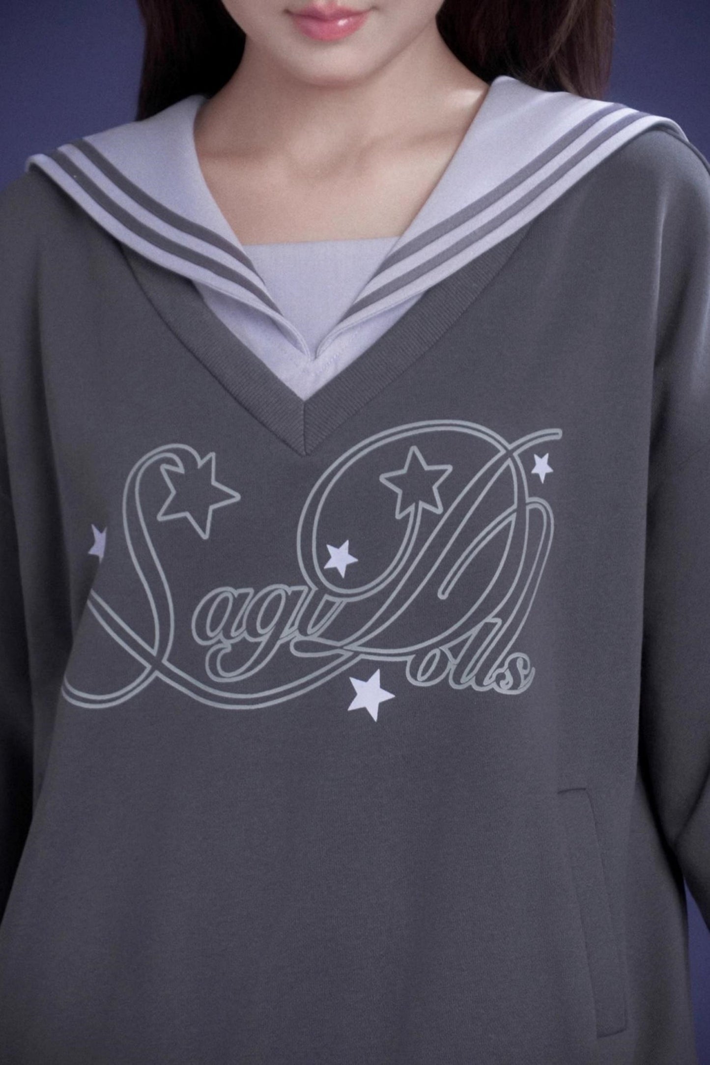 sweet ray purple sailor dress