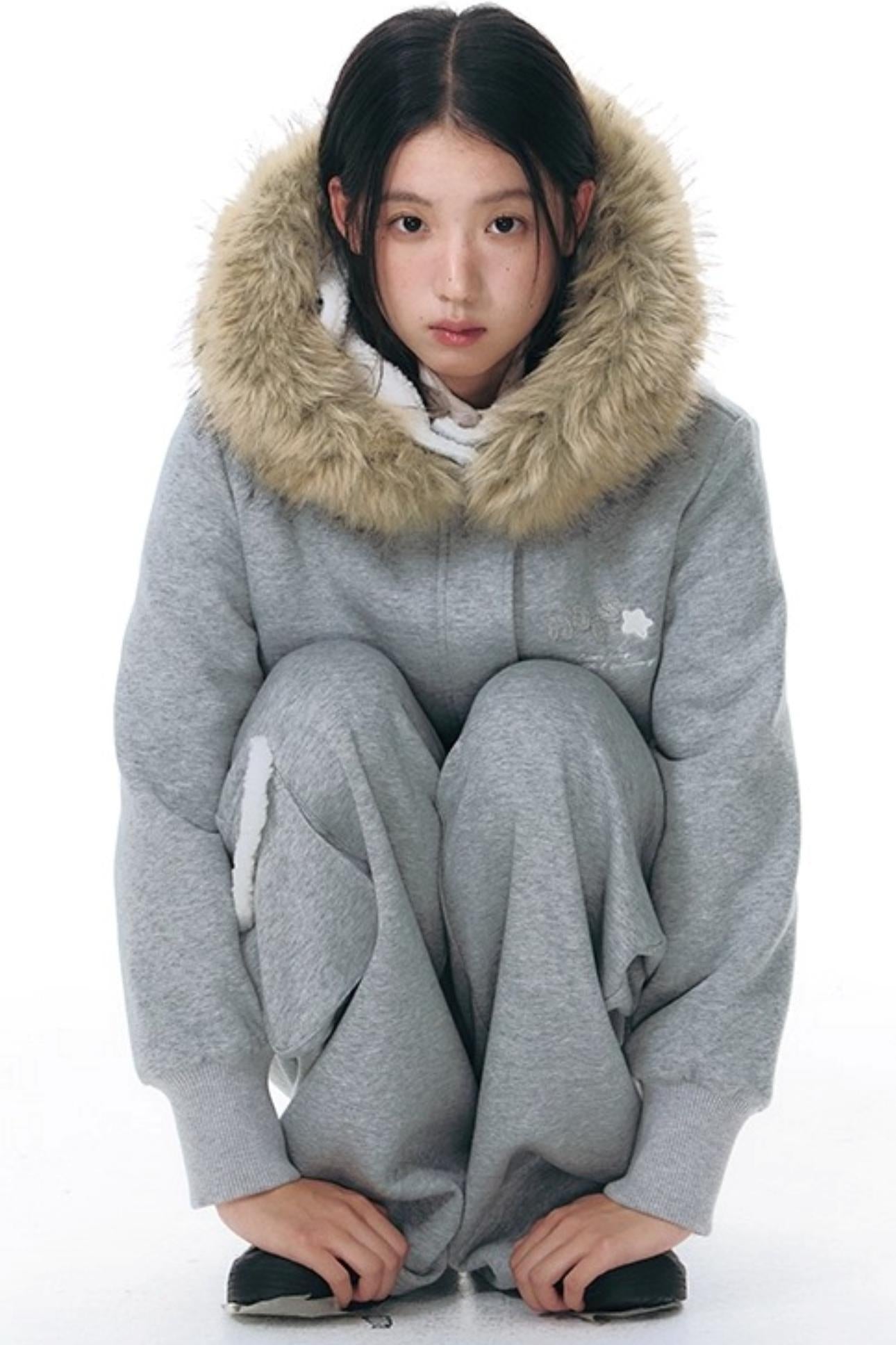 カジュアルワイドレッグパンツ