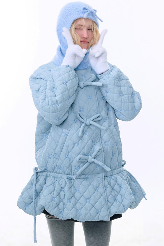 ミドルレングスリボンスイートコート