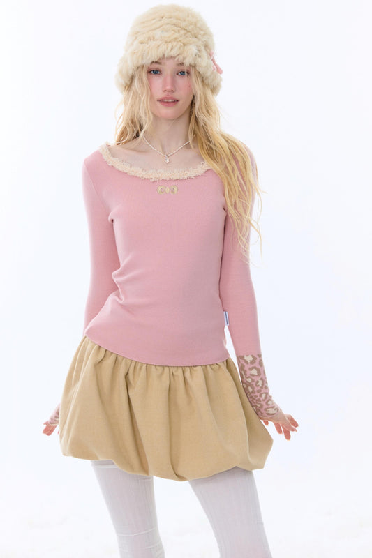 Leopard Print Knit Sweater