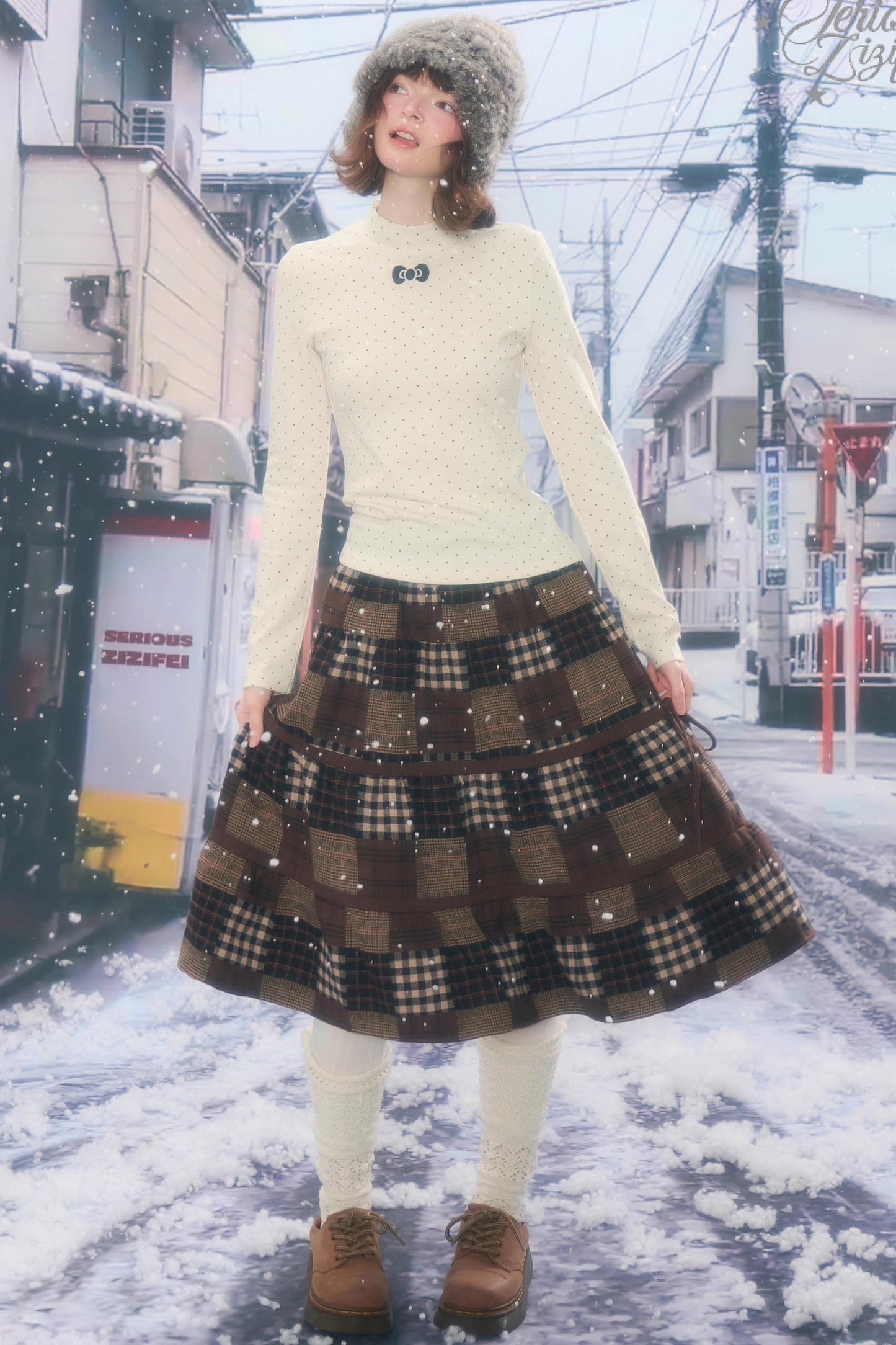 Retro Plaid Skirts