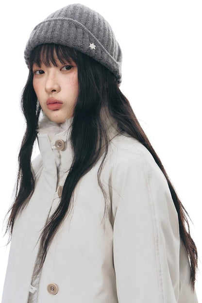 ファーカラーオーバーコットンジャケット