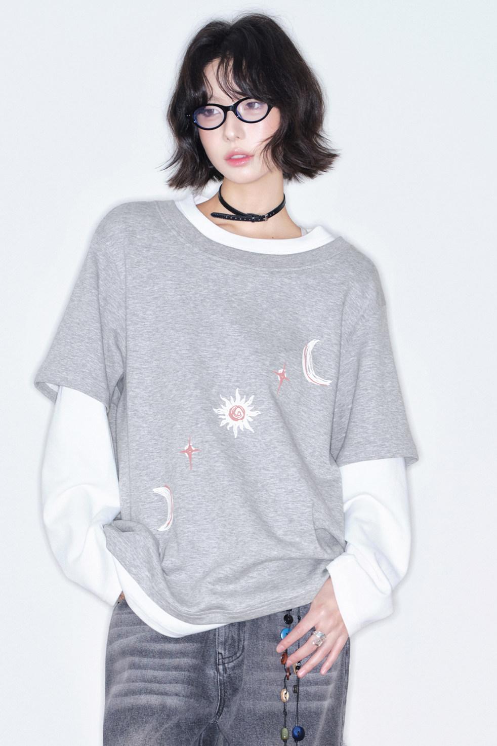 Gravity Patchwork Color Blocked Top