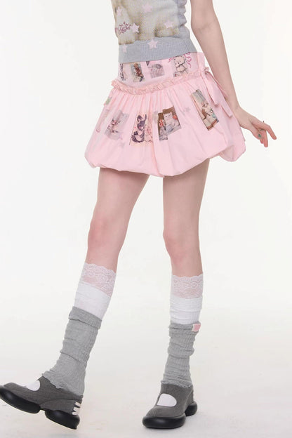 Sweet Dream Animal Print Skirt