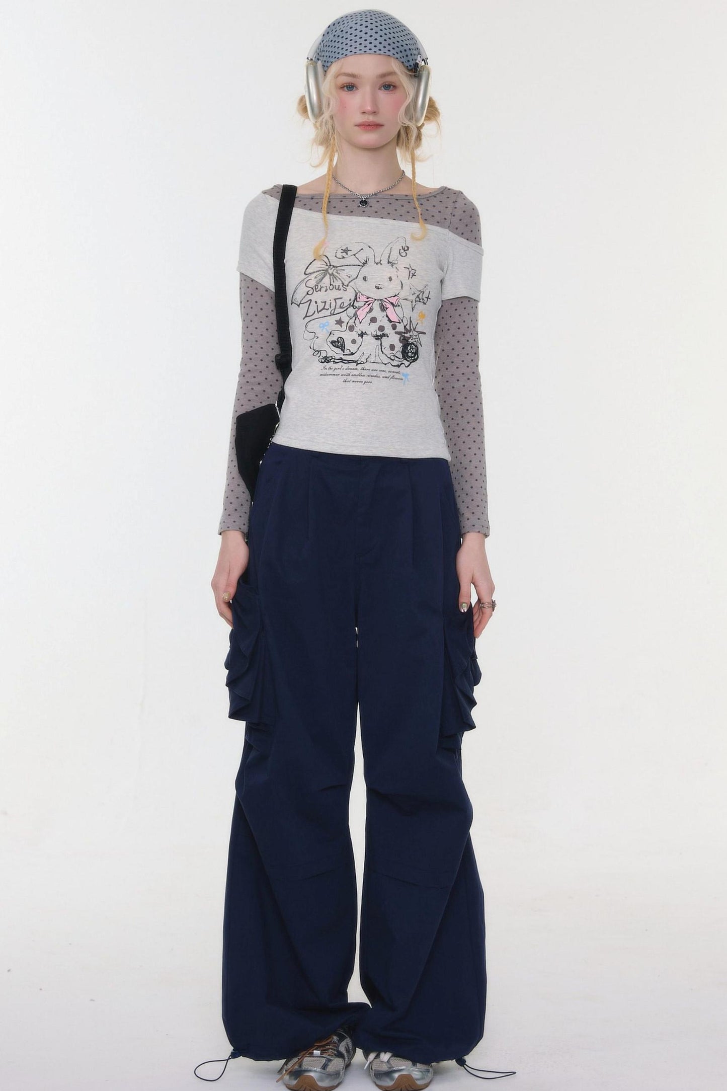 Bow Detail Cargo Pants