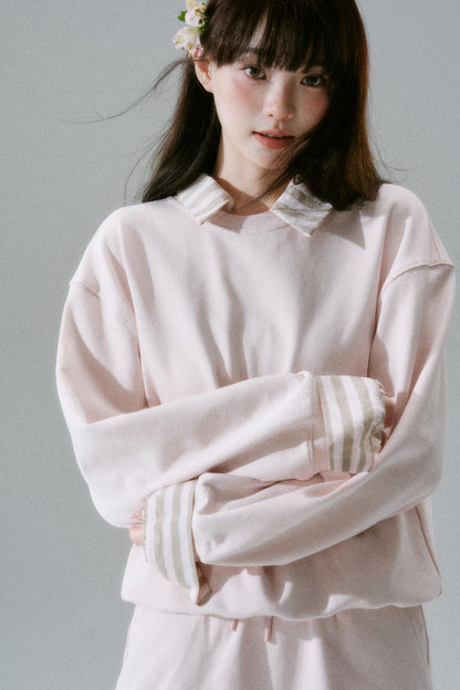 Loose Sweatshirt + Skirt