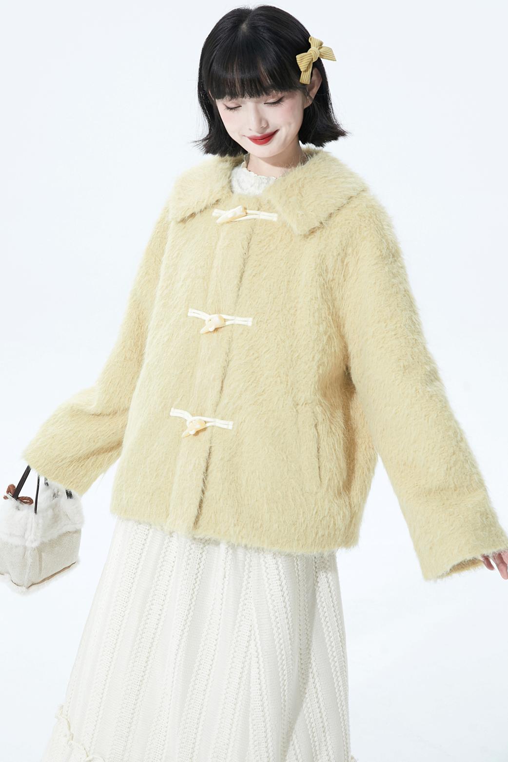 ジンジャーベルベットダッフルコート